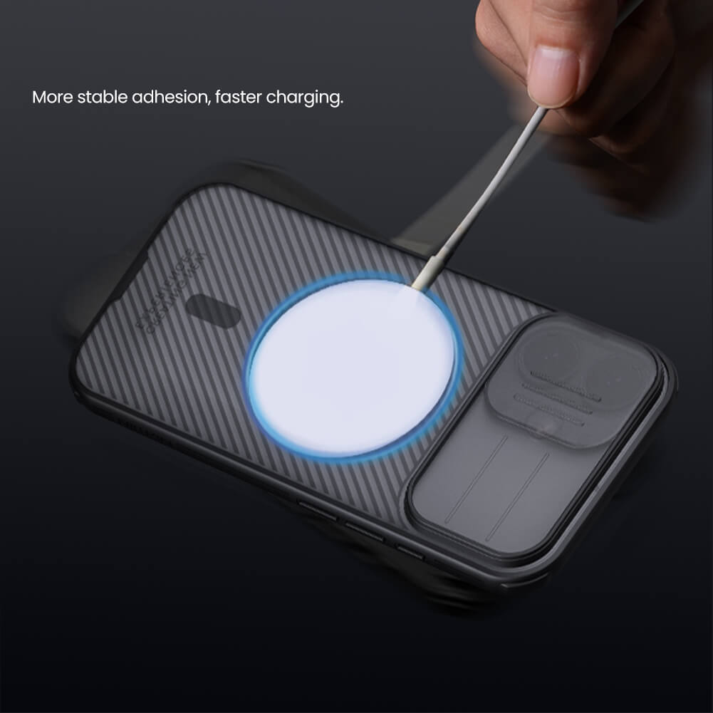 Чехол-крышка NILLKIN для Apple iPhone 17 6.3 (2025) (серия CamShield Pro Magnetic case Clear version)